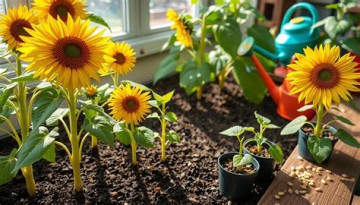 Can you plant sunflower seeds straight outside?