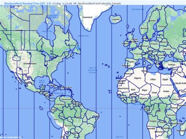 Can you see time zones on Google Maps?