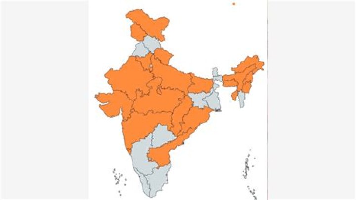 How many states are BJP ruled?