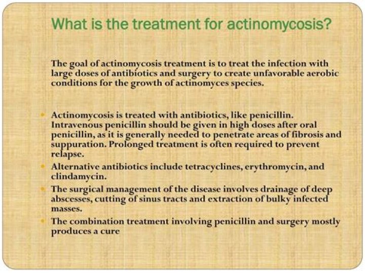 What antibiotics cover Actinomyces?