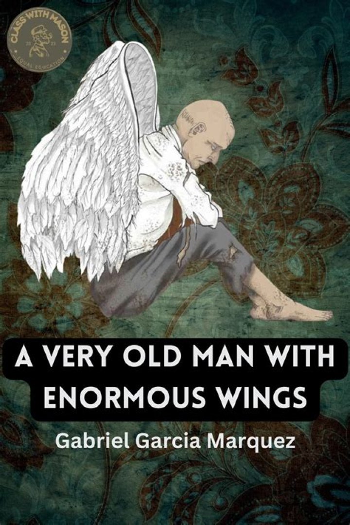 What does the Old Man with Enormous Wings symbolize?