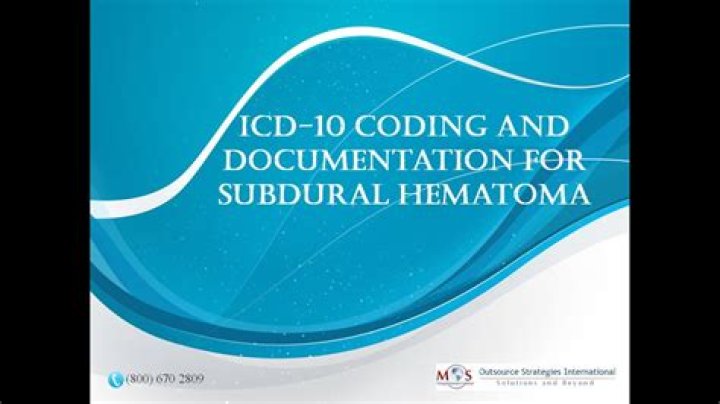 What is the ICD 10 code for Subgaleal hematoma?