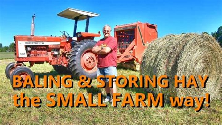 When did they start baling hay?