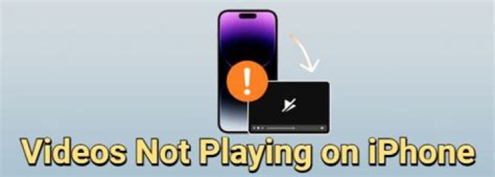 Why are my videos not playing on iPhone 6?